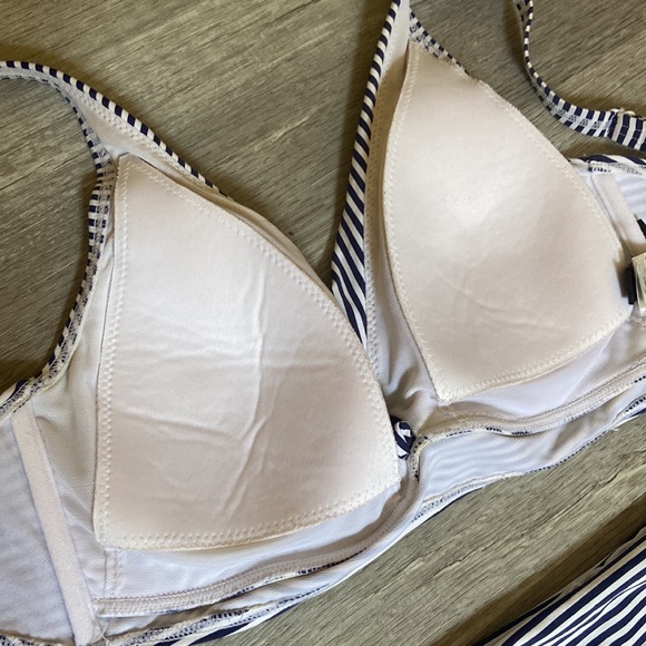 Nip Tuck swim bikini set nautical stripes - Picture 7 of 10